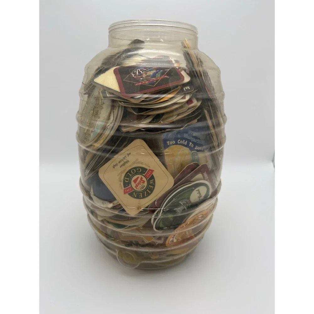 Vintage Lot 600+ Beer Coasters Assorted Brewery Advertising Bar Pub Cardboard